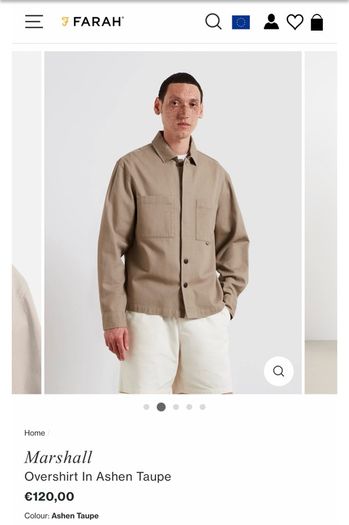 Brand new Farah overshirt
