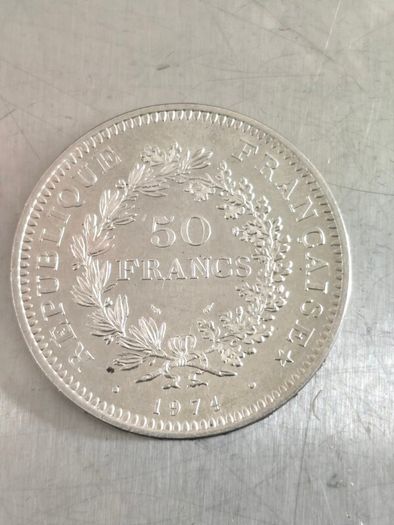 50 Francs Hercules silver coin
