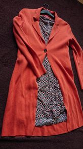 Kyra & Ko Orange Coat  Size 8