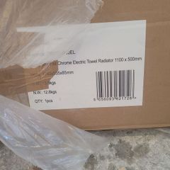 Chrome Electric Towel Radiator