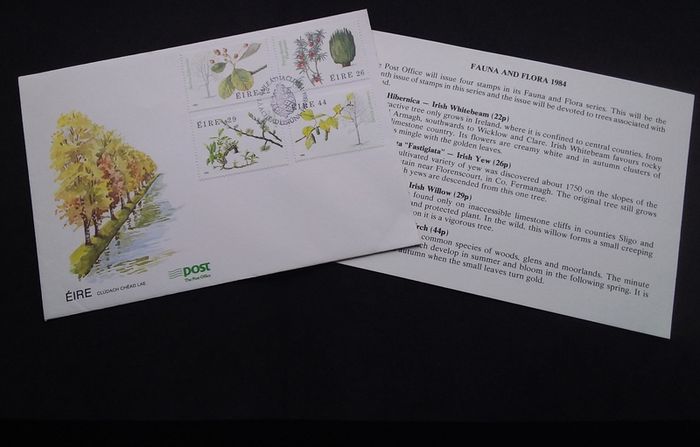 Ireland Stamps : Fauna and Flora - Trees - First Day Cover , 1984