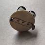 Handmade Geometric Optical Art Bird Brooch Image 5