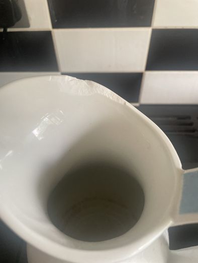 Free jug slightly damaged