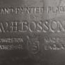 Bossons hunting wall plaque. Image 3