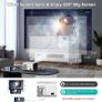 1080P HD Bluetooth Projector Support Digital Zoom, Outdoor Movie Projector with Screen, Bigasuo 8000L Mini Home Video Projector Compatible with HDMI,USB, Android/iOS Smartphone,Laptop (FREE SHIPPING) Image 6