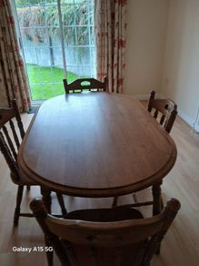 Free; Solid wooden table and chairs