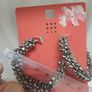Large decorated hoop earrings Image 4