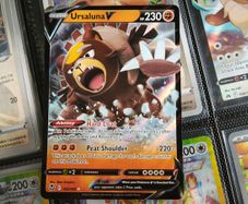 Ursaluna V ! Ultra Rare ! from Silver Tempest Set ! 2022 ! Pokemon Card !