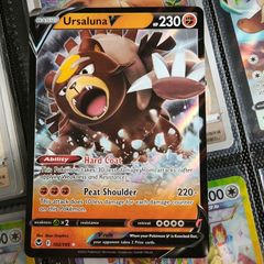 Ursaluna V ! Ultra Rare ! from Silver Tempest Set ! 2022 ! Pokemon Card !