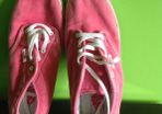girls pink vans size 3