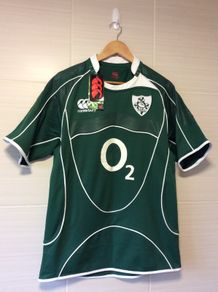 Ireland Rugby Jersey. Brand New With Tags. Official Canterbury Home Jersey. Grand Slam Winning Jersey 2009. Original From The Time. Not A Modern Day Remake.