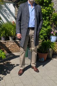 Ermanno Scervino Luxury Italian Wool Coat Size 52 (Large)