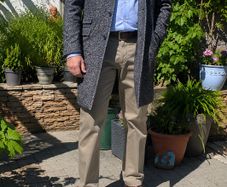 Ermanno Scervino Luxury Italian Wool Coat Size 52 (Large)