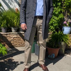 Ermanno Scervino Luxury Italian Wool Coat Size 52 (Large)