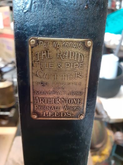 very  old  tile  cutter