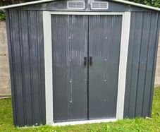 Metal shed