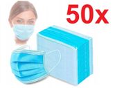 50x (1 box) New Protection 3-Layers Fabric Mouth Cloth Nose Face Mask #857
