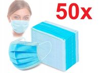 main image for ad 50x (1 box) New Protection 3-Layers Fabric Mouth Cloth Nose Face Mask #857