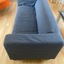 2 grey Ikea Klippan 2 seater sofas for sale Image 3