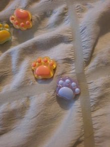 mini cute paw magnets