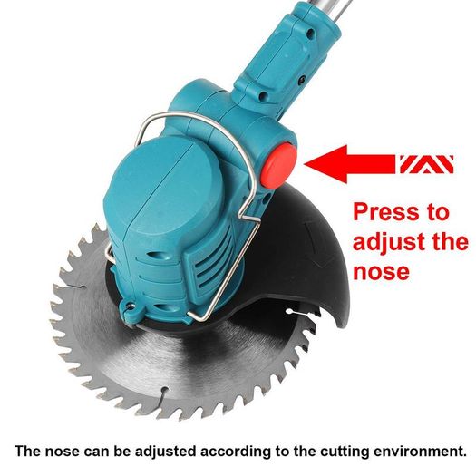 21V 900W Electric Lawn Mower Li-ion Cordless Grass Trimmer Pruning Garden Tools Compatible Makita 18V Battery