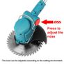 21V 900W Electric Lawn Mower Li-ion Cordless Grass Trimmer Pruning Garden Tools Compatible Makita 18V Battery Image 5