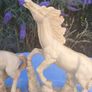 2x signed polystone large horses Image 5
