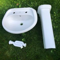 Sink and pedestal