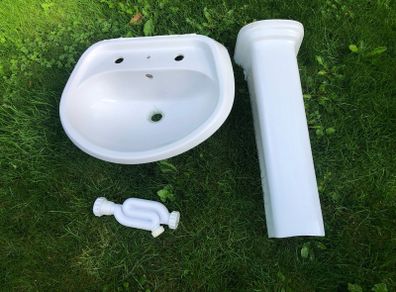Sink and pedestal