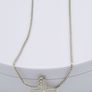 925 vintage sterling silver necklace and cross pendant Image 4