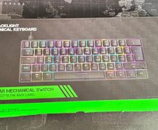 T60 60% Gaming Keyboard RGB Backlit, UK Layout
