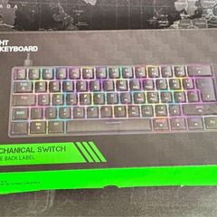 T60 60% Gaming Keyboard RGB Backlit, UK Layout