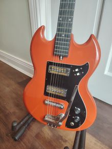 1973 Vintage Johnny Guitar SG-Style Electric Guitar