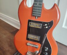 1973 Vintage Johnny Guitar SG-Style Electric Guitar