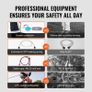 Zipline Kit for Kids and Adult, 48.77 m Zip Line Kits Up to 226.8 kg, Backyard Outdoor Quick Setup Zipline, Playground Entertainment with Stainless Steel Zipline, Spring Brake, Safety Harness, Seat Image 3