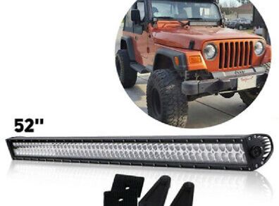 300w led light bar 52 inch offroad driving light Car Work Light 4x4 12V 24V 4WD SUV ATV Truck Van Pickup Led Bar