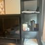 IKEA black TV storage unit Image 3
