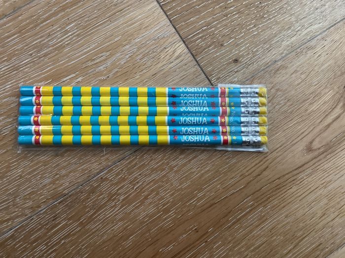 Brand New 6 JOSHUA pencils