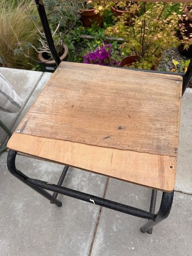Pair of mid century industrial chair