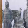 Trio of Vintage Chinese Terracotta Army Soldiers of Qin Shi Huang Image 6