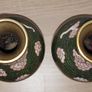 2 enamelled vases with butterflies Image 2