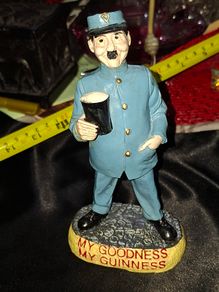 Guinness advertising figurine Zookeeper holding a pint of Guinness, My Goodness My Guinness. Postage Available or Collection
