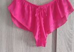 New pink satin look bottom fits UK 6  8 10