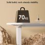 Electric Standing Desk, 120cm U Shaped Height Adjustable Desk with 3 Memory Smart Panels Image 5