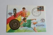 Bolivia USA WORLD CUP 1994 Coin Cover Vintage
