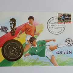 Bolivia USA WORLD CUP 1994 Coin Cover Vintage