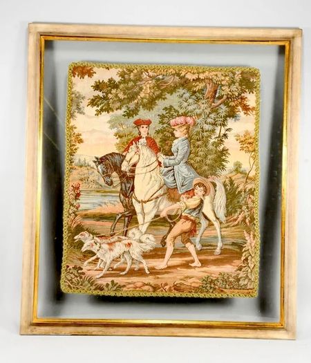 Large and beautiful antique tapestry