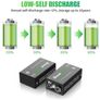 BONAI Rechargeable 9V Batteries 600mAh High Capacity 9V Rechargeable Batteries,(4 Pack) Image 3