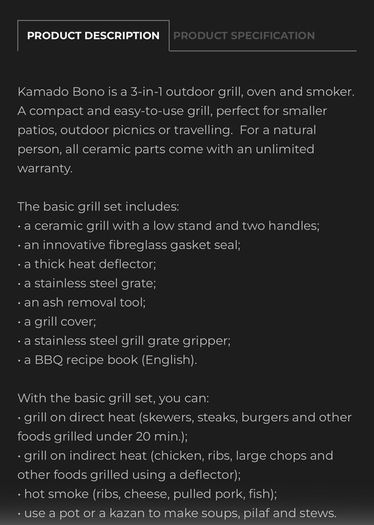 Kamado bono minimo