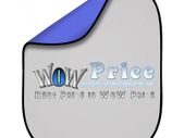 30514 150cm x 200cm Gray/Blue Double-Sided Pop-Out Muslin Background